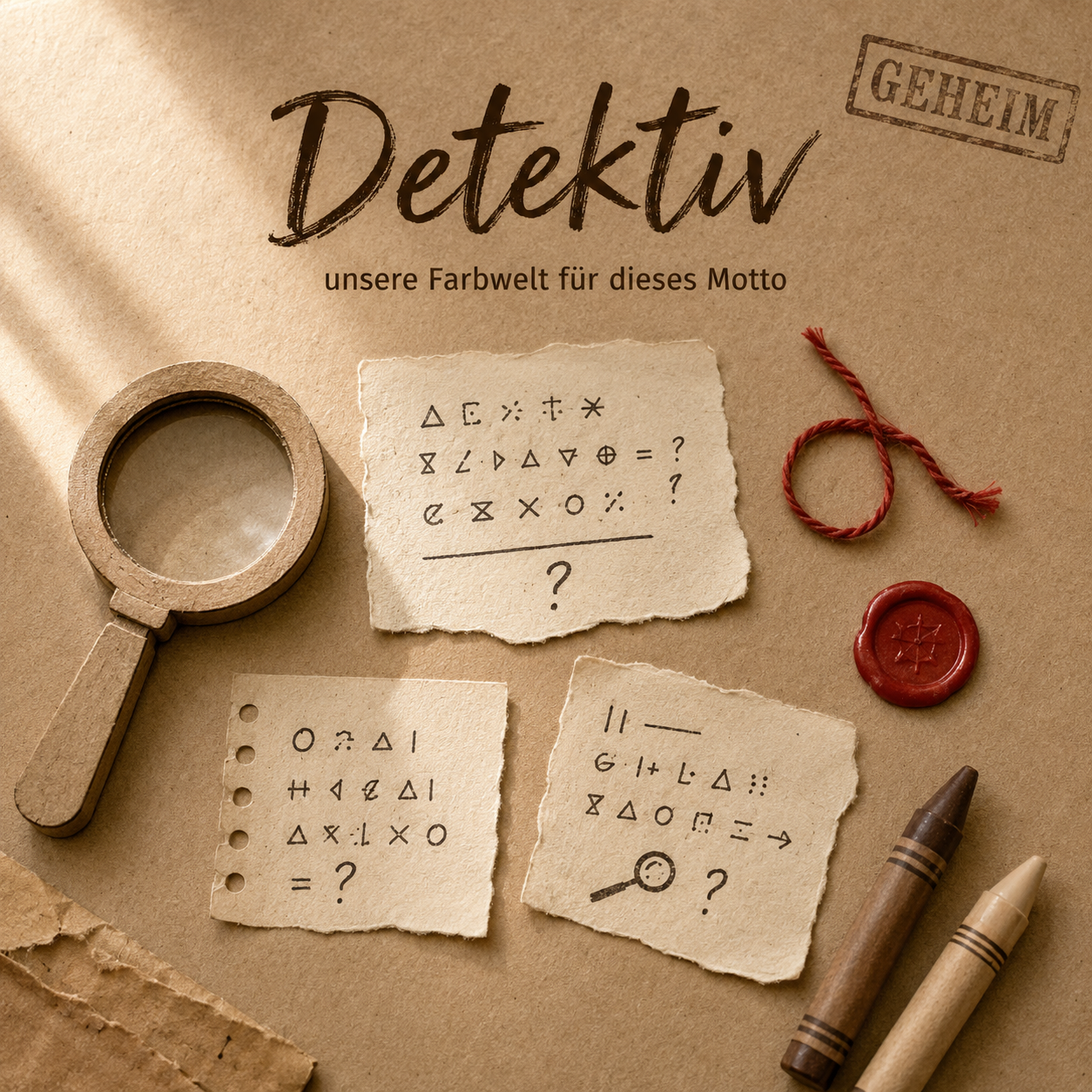 Detektiv-Motto